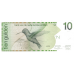 P23a Netherlands Antilles - 10 Gulden Year 1986
